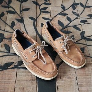 Sperry Top Slider 8 M 0777347 Leather upper loafer